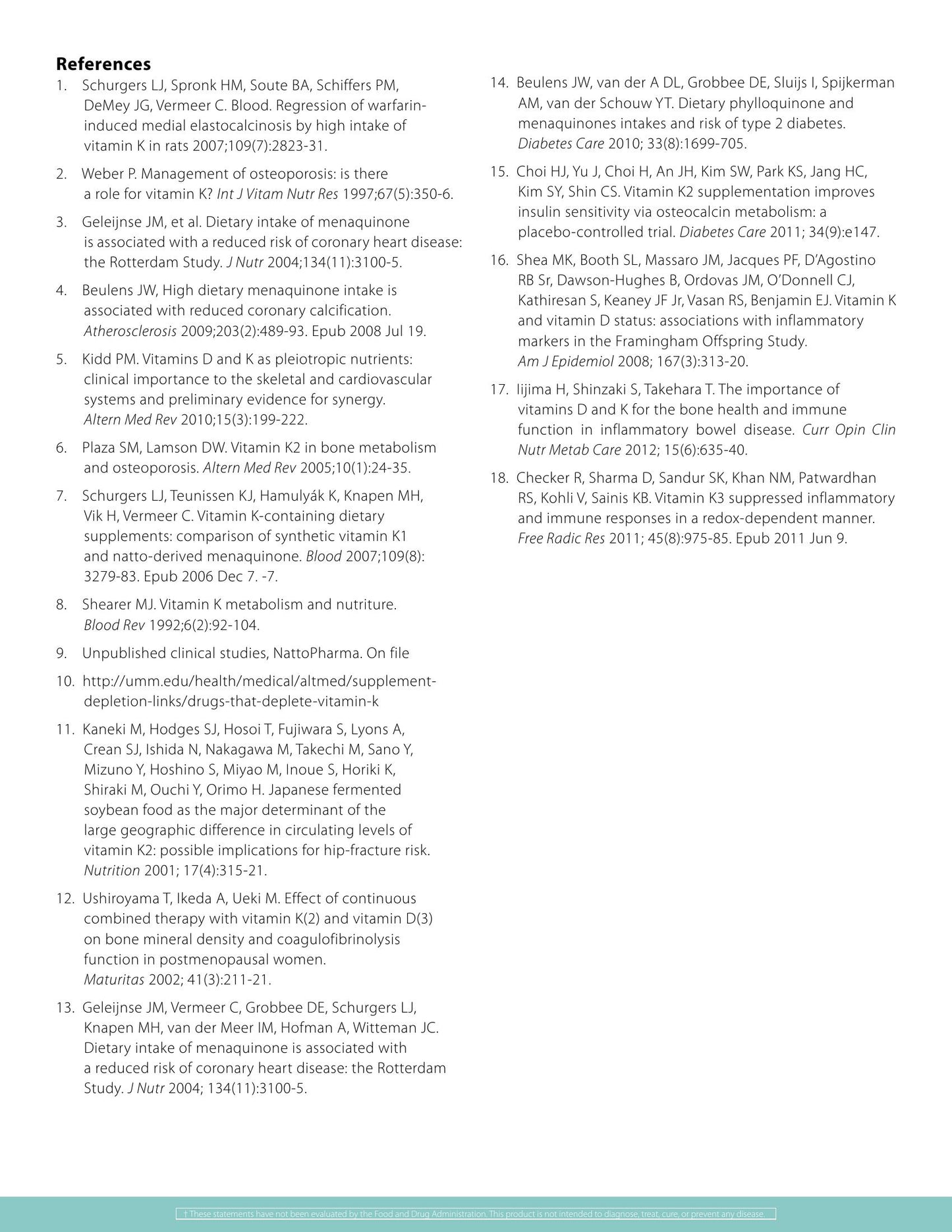 Amazing Over 40 D3K2 References