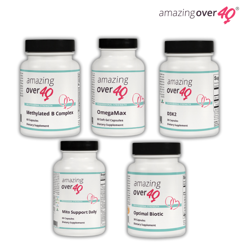 Perimenopause vitamins daily wellness supplement bundle
