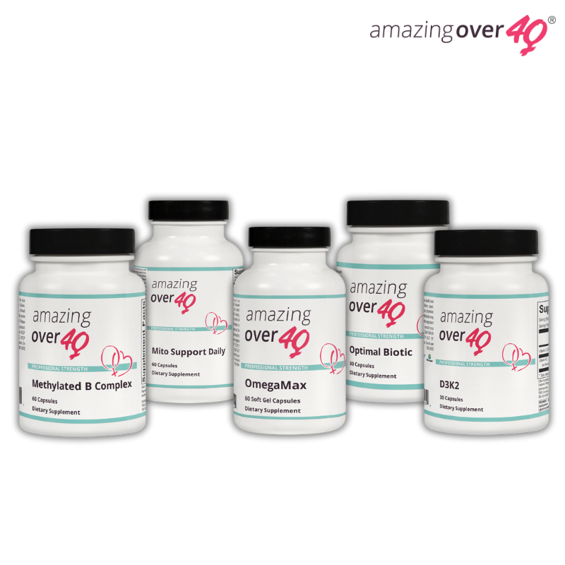 Essentials Pack perimenopause supplements bundle for women over 40
