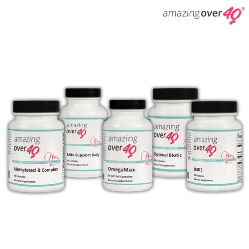 Essentials Pack perimenopause supplements bundle for women over 40
