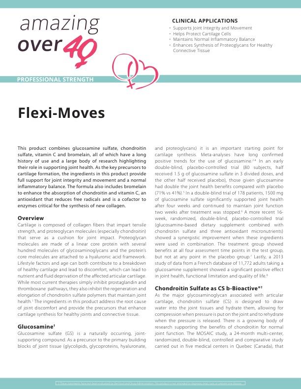 Joint Pain Supplement for Women 40+ | Flexi-Moves