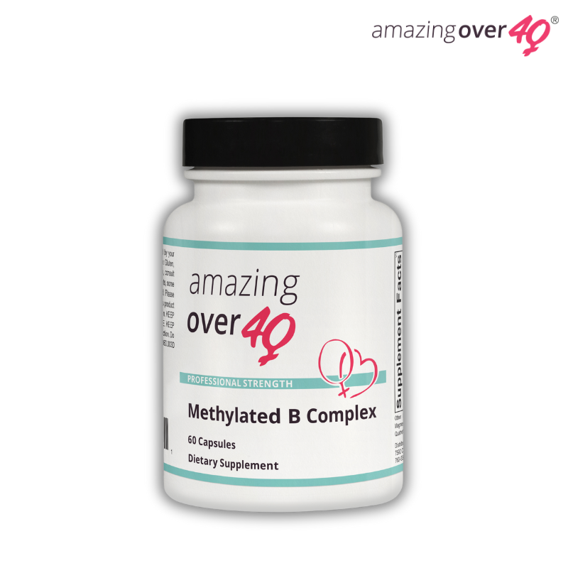 Methylated B Complex supplement bottle for energy and brain support
