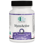 Myco Active mushroom complex supplement bottle for immune support
