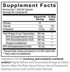 OmegaMax Omega 3 Supplements for Heart & Brain