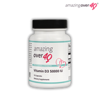 Vitamin D3 50,000 IU supplement bottle for bone and immune support