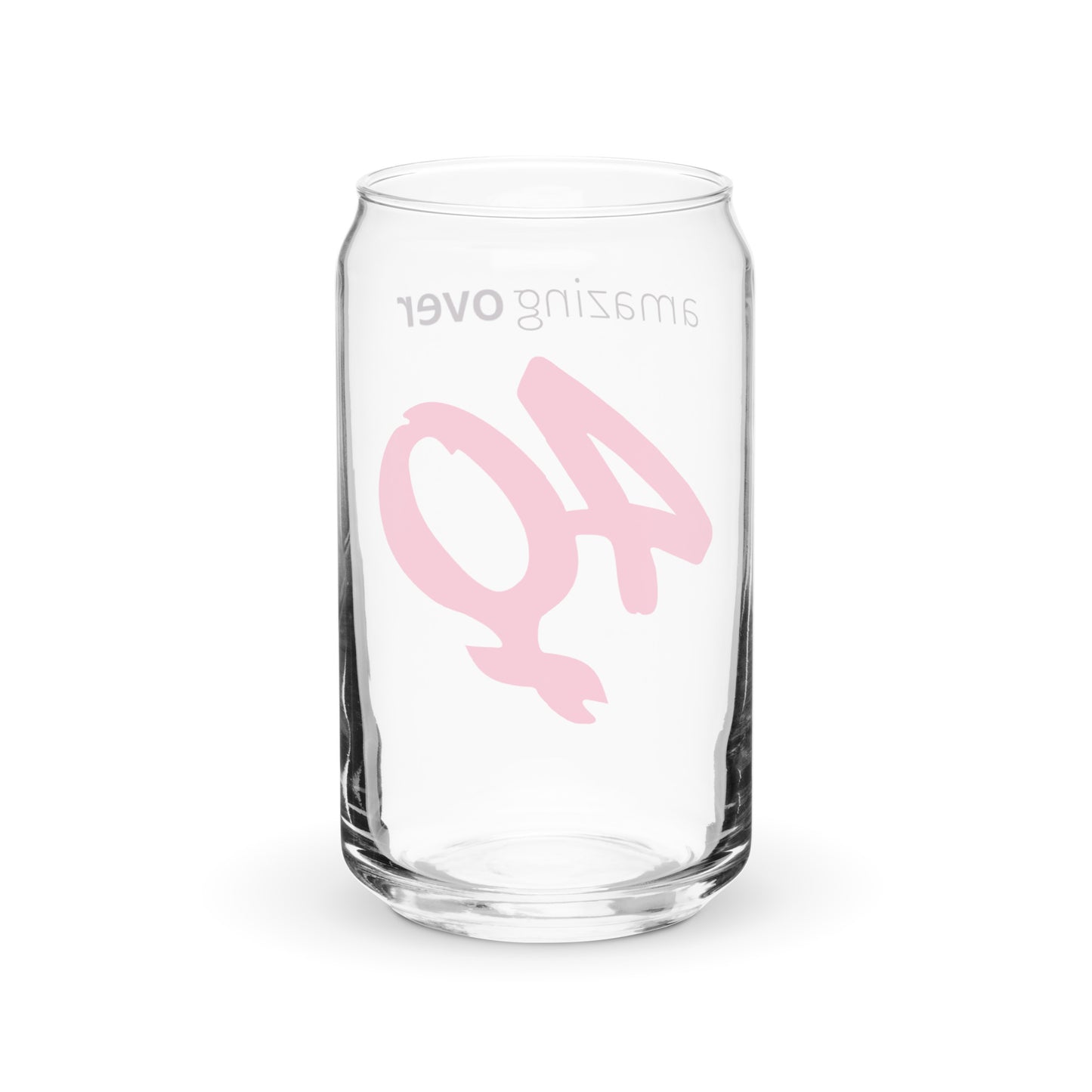 Can-shaped glass