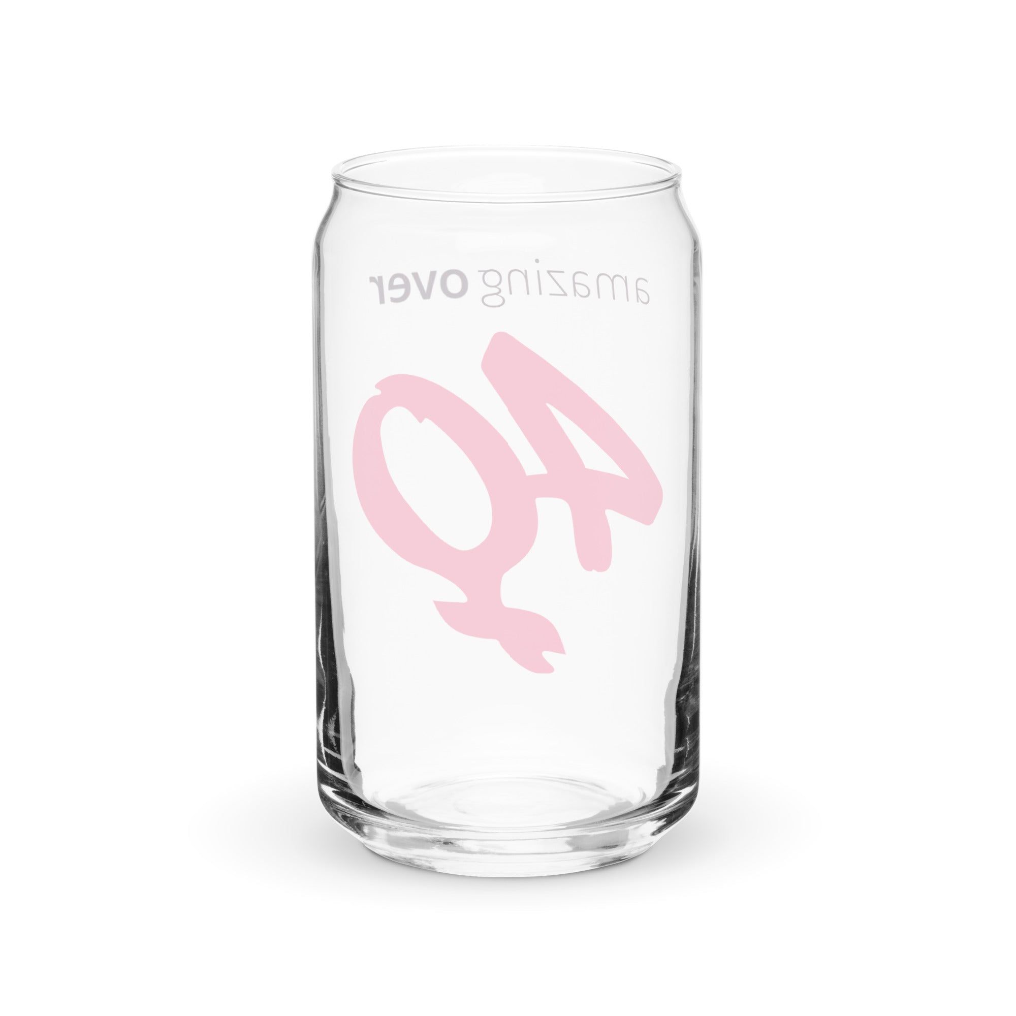 Can-shaped glass