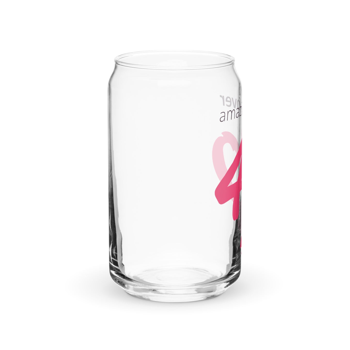 Can-shaped glass